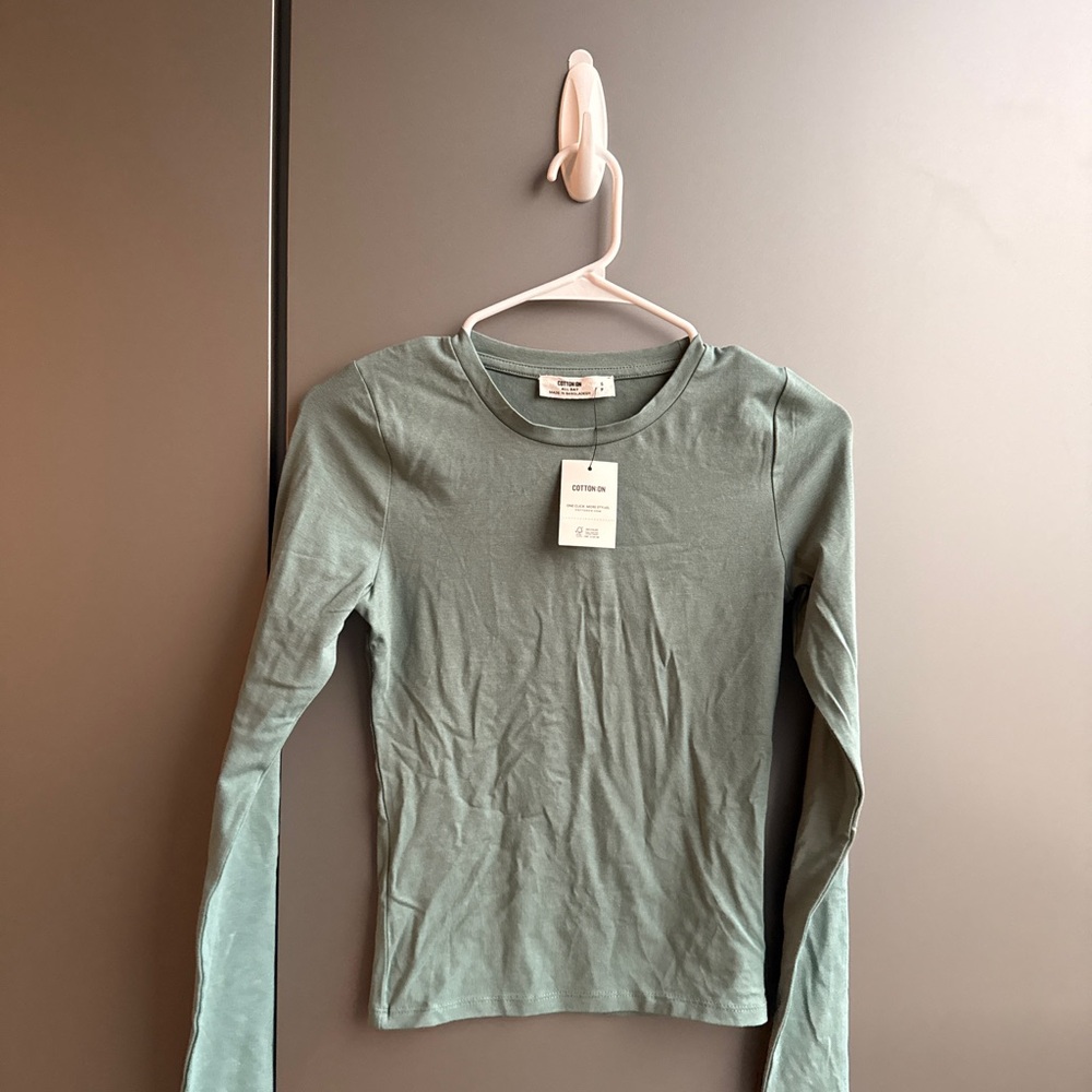 Cotton On Sage Green Tee